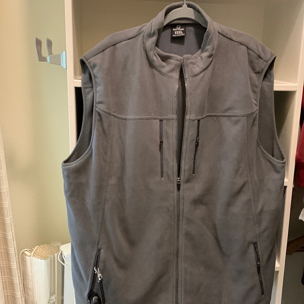 ScotteVest grey fleece fireside vest size 3XL
